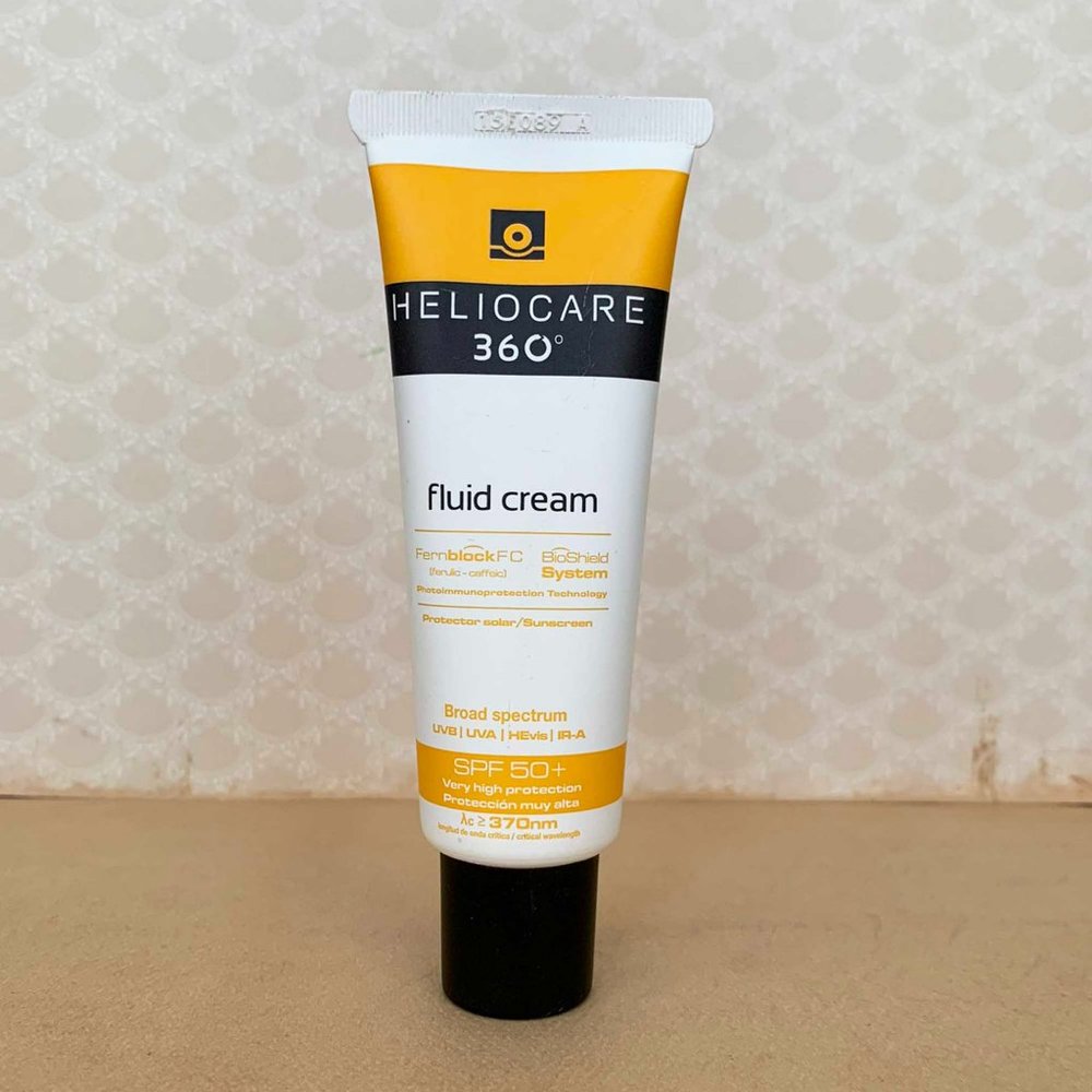 Heliocare 360 Fluid Cream Broad Spectrum Sunscreen SPF 50 - Brand New 50ml